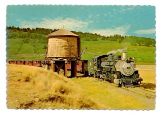 Cumbres And Toltec Scenic Railroad Passenger Train Postcard Antonito Colorado