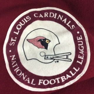 Pendleton Wool Fringed Stadium Blanket Throw Red St Louis Cardinals NFL Applique 2