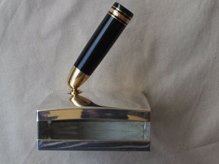 Montblanc 149 Silver And Cristal Base