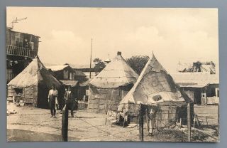 Lebanon Vintage Postcard Armenian Refugees Camp In Beirut Armenia Interest Tents