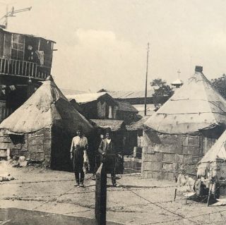 Lebanon Vintage Postcard Armenian Refugees Camp In Beirut Armenia Interest Tents 2