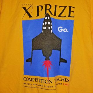 Ansari X Prize Competition Launch Crew - 2004 Mojave T - Shirt - Large