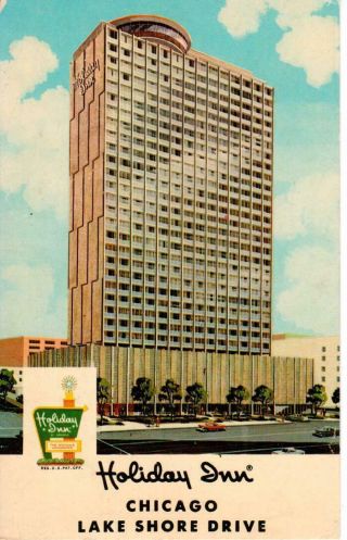 Holiday Inn Chicago Lake Shore Drive Postcard - Postally But Written On