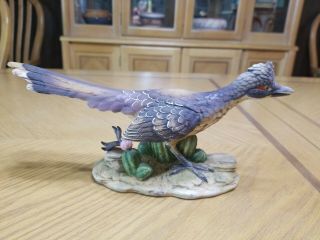 Andrea By Sadek Bisque Figurine Roadrunner Bird Euc