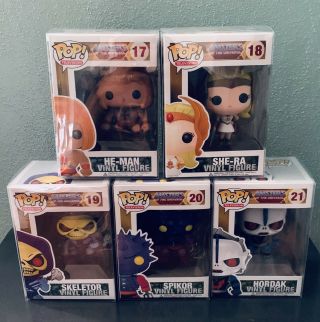 Funko Pop Masters Of The Universe Set Wave 1 17 18 19 20 21