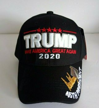 Maga 2020 President Donald Trump Make America Great Again Black Cap