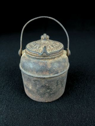 Antique Cast Iron Carpenters Glue Pot (1865 - 1900) Thomas C Howes