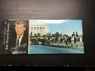 Homage To President John F Kennedy Mini Album Post Cards 12 Cards Intact