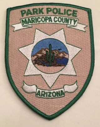 Park Police Maricopa Az Vintage Patch
