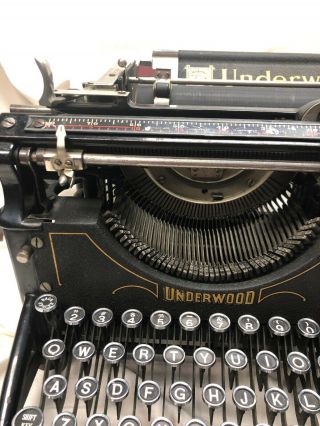 Vintage Antique No 5 Underwood Standard Typewriter