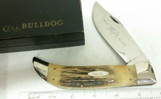 Case Xx 5172 Bulldog Big Clasp Knife,  1940 - 1964,  Stag Handles