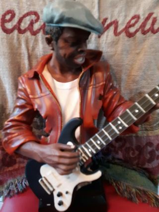 Jazz Raggae African AMERICAN Statue Sculpture Figurine Guitar Player 2