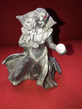 Michael Ricker pewter collectibles,  King of Thrones,  Dragon,  Wizard,  Sorceress 5