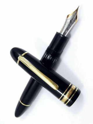 Authentic Montblanc Meisterstuck 149 14k 4810 Gold Nib Piston Fill Fountain Pen