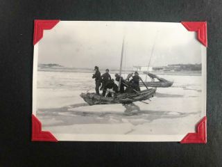 23 Photographs 1930s Winter Frozen Sea and Local Views Wei - Hai - Wei China 6