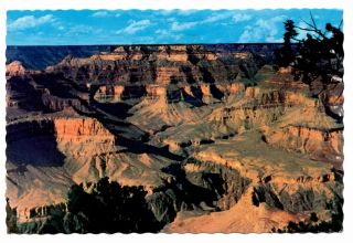 Grand Canyon National Park Arizona Vintage Postcard Near Pima Point 1976