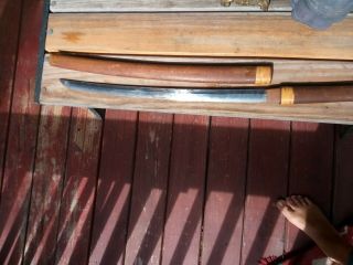 Old Wakisashi Sword