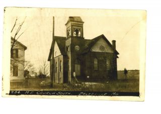 Rare Rppc M.  E.  Church South Beltsville,  Maryalnd Pm 1913