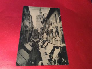 Valencia - Calle De Zaragoza Vintage Postcard (spain)