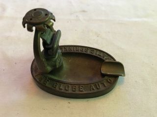 The Globe Automatic Sprinkler Co.  Cast Iron Ashtray,  With Sprinkler Head