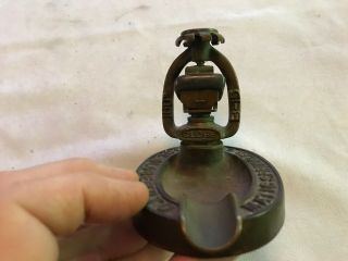 The Globe Automatic Sprinkler Co.  Cast Iron Ashtray,  With Sprinkler Head 3