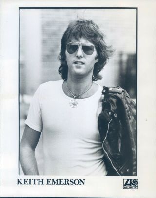 1978 Photo Keith Emerson Arts Musician English Composer Commercial 8x10