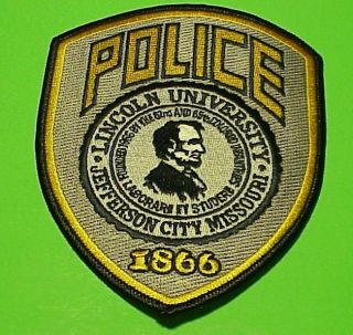 Lincoln University Jefferson City Missouri Police Patch