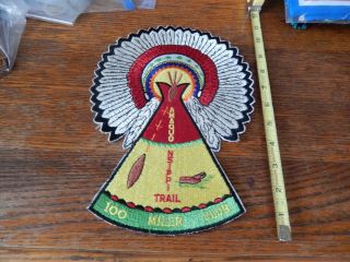 Amaquonsippi Trail 100 Miler Club Jacket Patch Rare,  Cond,  145