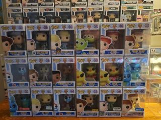 Funko Pop Disney Toy Story 4 Complete Set Of 18 Commons & Exclusives