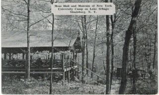 Sloatsburg York University Camp Lake Sebago Mess Hall 1950 Ny