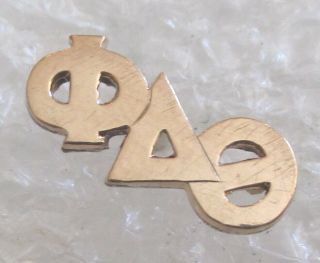Vintage Phi Delta Theta ΦΔΘ Fraternity Greek Letter Lapel Pin Or Tie Tack