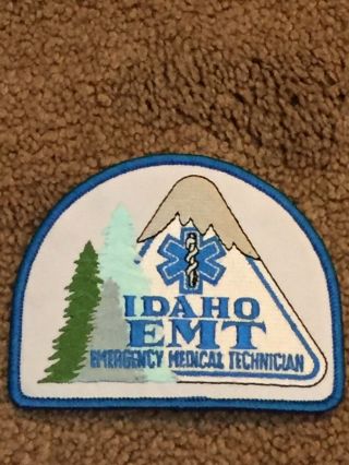 Idaho Emt Rescue Department Patch