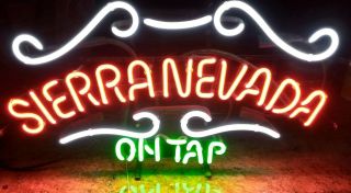Sierra Nevada On Tap Beer Bar Pub Neon Light Sign 20 " X16 "