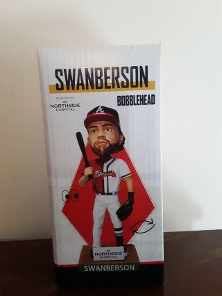 Atl Braves Swanberson Bobblehead 6/11/19 (never Opened)