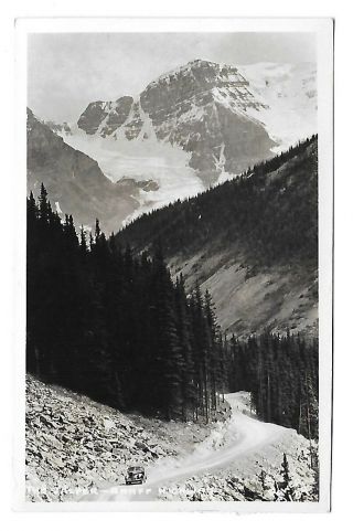 C1920 Real Photo Postcard Rppc The Jasper - Banff Highway