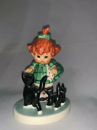 Goebel Charlot Byj 3 Redhead Figurine Oops Cats Tm6 W Germany Signed 1957 Kitten