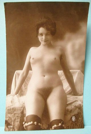 Jean Agelou Gp 252 Miss Madeleine Full Frontal Nude 1910 Rppc French Postcard