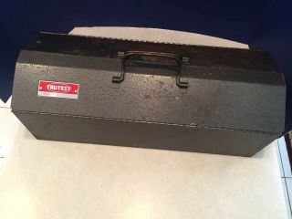 Vintage Tool Box - Coffin Top Double Handle -