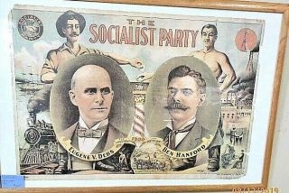 1904 Socialist Party Presidential Campaign Poster