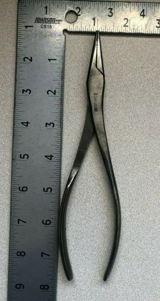Vintage Snap On 60r Duck Bill Pliers 7 1/2 " Rust Jaws