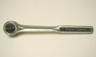 Vintage Craftsman 1/2 In Drive Fine Tooth Quick Release Ratchet V - Series Usa