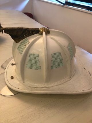 Cairns Leather Fire Helmet N5a Yorker - White