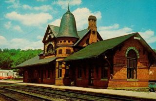 Baltimore And Ohio Railroad Station,  Oakland,  Maryland Postcard - Unposted