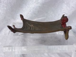Antique Russell & Erwin Bronze Devil Card Tray/Ashtray 6