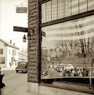 1950s Photo Negative Nyc Street Scene Trick Of The Eye Window Snap By Chazen