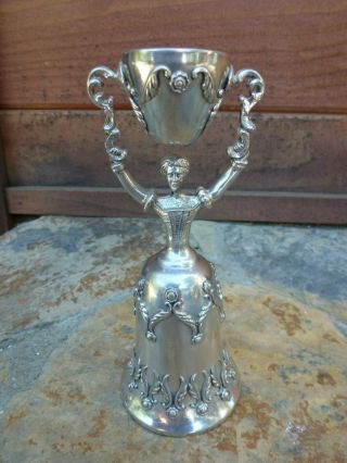 German Pewter Wedding Cup (brautbecher) 2 & Two Others
