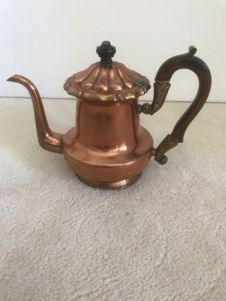 Antique English Copper Teapot Tea Kettle - “best London Manufacture”