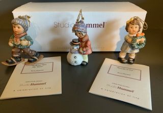 Studio Hummel Christmas Ornaments Set 6 (96036) Set