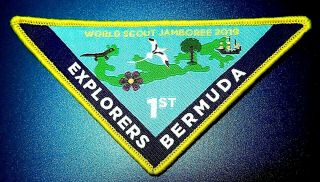 24th 2019 World Scout Jamboree Official Wsj Bermuda Ist Contingent Badge Patch