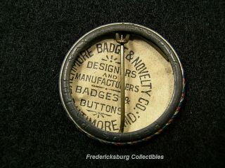 RARELY SEEN 1896 WILLIAM J.  BRYAN 16 TO 1 CAMPAIGN PINBACK BUTTON - 2